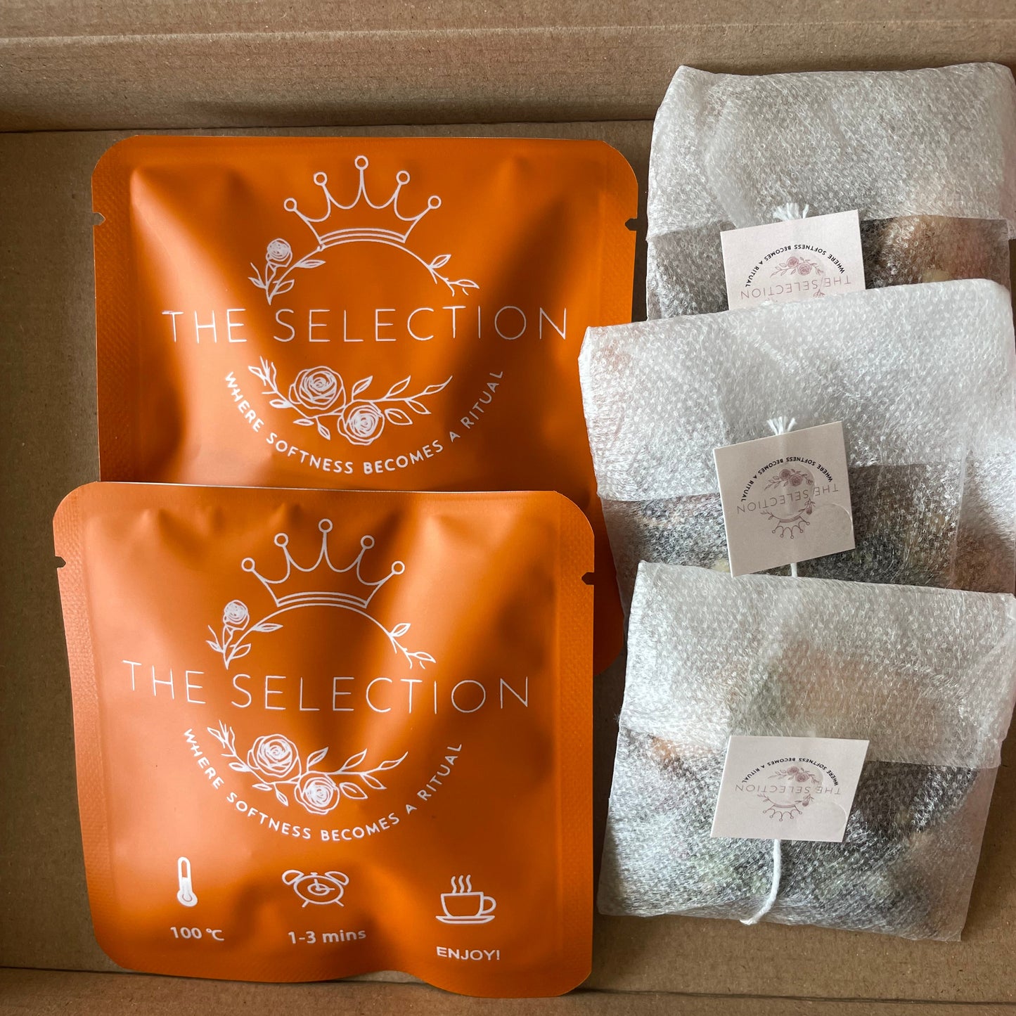 The Soft Living Tea Trio Box – LUMI, MOONDOWN & RISE Herbal Blends