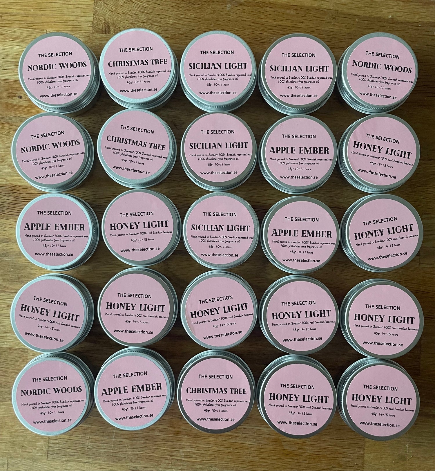 Natural Candle Collection – Hand-Poured Luxury Candles from Sweden