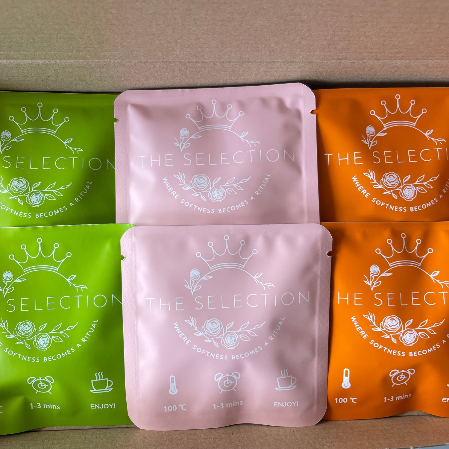 Herbal tea trio: morning, midday and evening