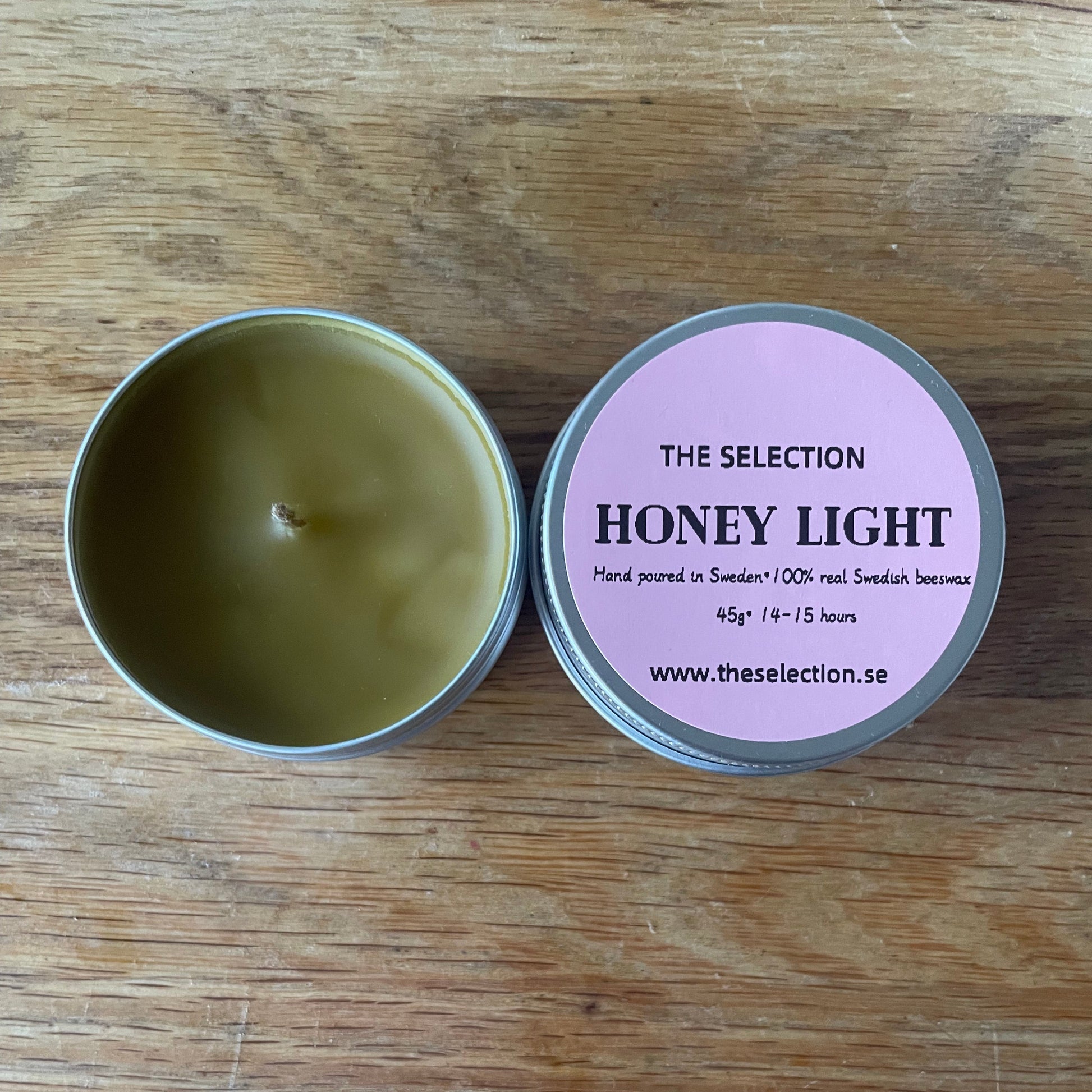 Pure beeswax candle from southern part of Sweden,hand poured in Sweden 