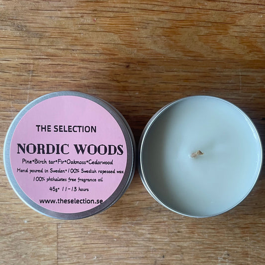 100% Swedish rapeseed wax scented candle