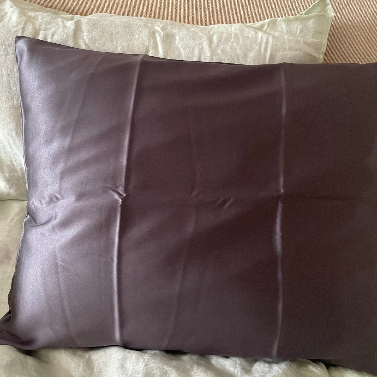 30 momme silk pillowcase dark grey 